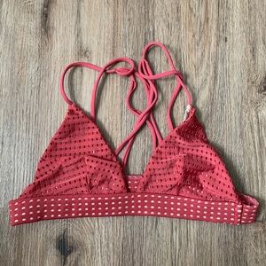 Acacia Swim Lychee Mesh Bikini Top Size L